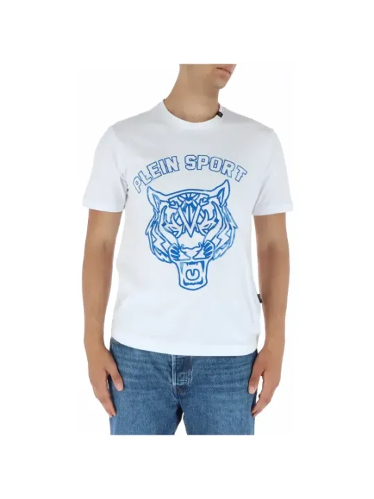 Tiger-Kopf Plein Sport T-Shirt
