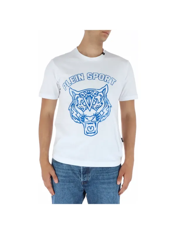 Tiger-Kopf Plein Sport T-Shirt