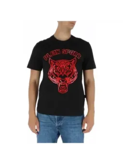 Roter Tiger auf grauem Shirt