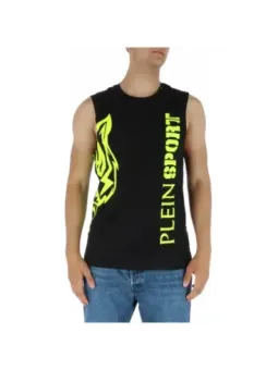 Schwarzes Sport-Tanktop mit Logo