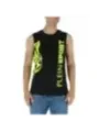 Schwarzes Sport-Tanktop mit Logo