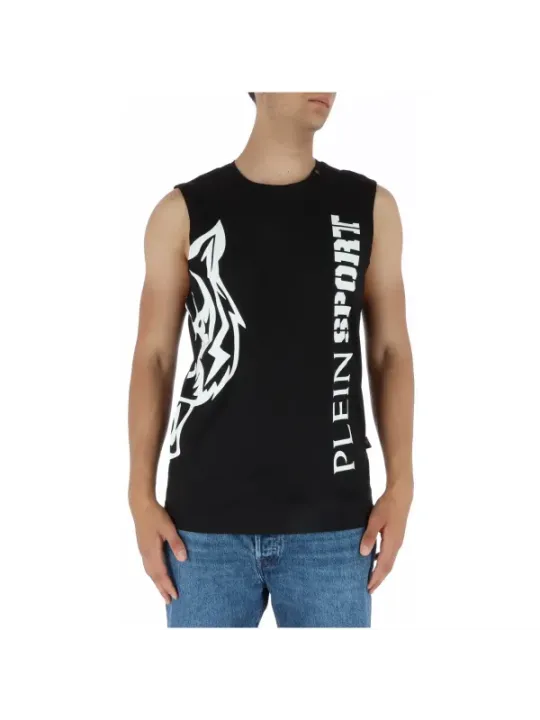 Schwarzes Plein Sport Tanktop mit Logo