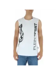 Weißes Plein Sport Tanktop mit Logo