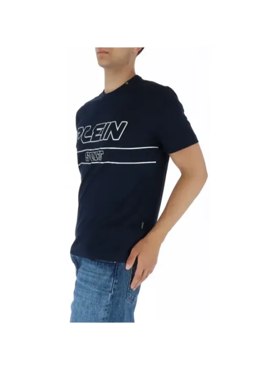 Schwarzes Plein Sport Logo T-Shirt