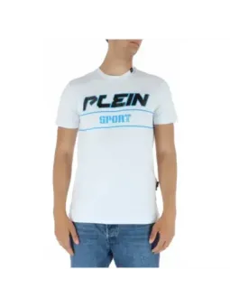Weißes Plein Sport Logo T-Shirt