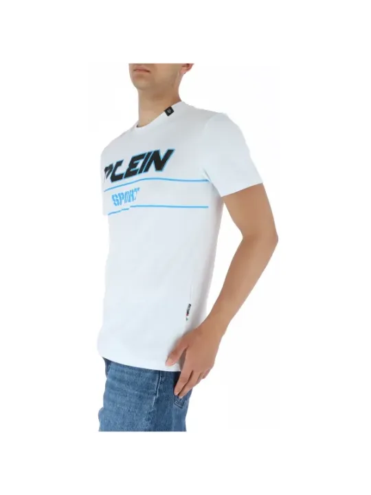 Plein Sport weißes Baumwoll-T-Shirt