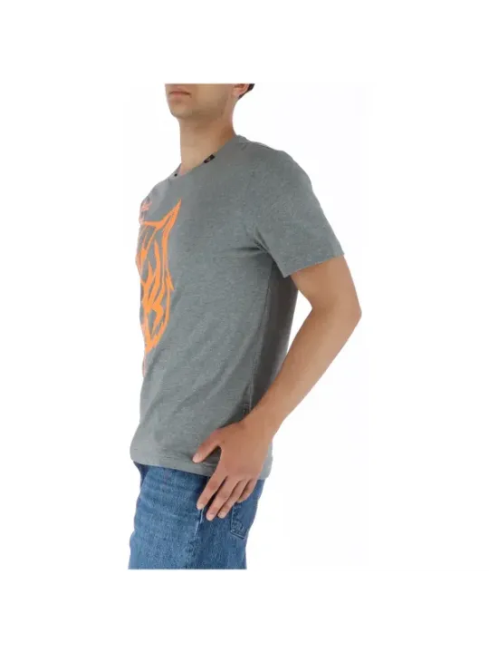 Graues Tiger-T-Shirt Plein Sport