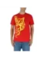 Rotes T-Shirt mit Tigerdruck