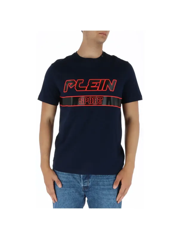 Navy Plein Sport Logo T-Shirt