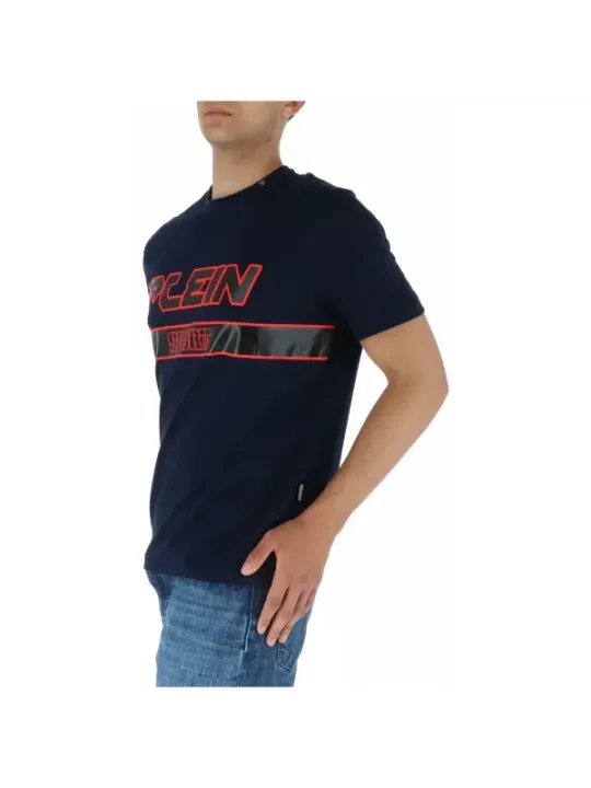 Navy Plein Sport Neon T-Shirt