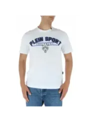 Weißes Plein Sport Boxhandschuh T-Shirt
