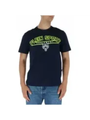Dunkelblaues Plein Sport Tiger T-Shirt