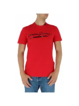 Rotes Plein Sport Logo T-Shirt