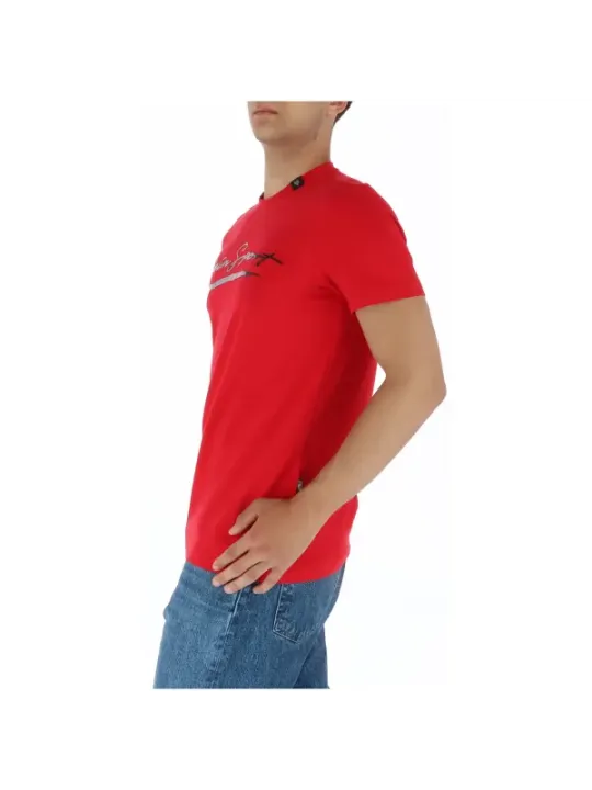 Rotes Plein Sport Herren T-Shirt