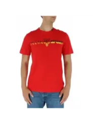 Rotes Plein Sport T-Shirt Schädel