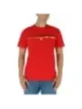 Rotes Plein Sport T-Shirt Schädel