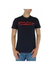 Rotes und schwarzes Sport-T-Shirt