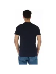 Navy Plein Sport Grafik-T-Shirt