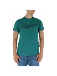 Teal Plein Sport Logo-T-Shirt
