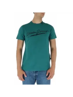 Teal Plein Sport Logo-T-Shirt