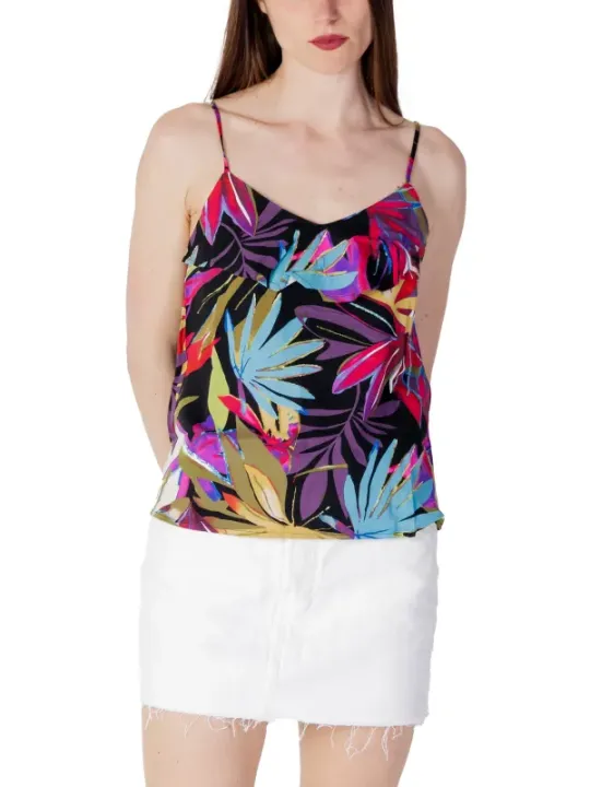 Tropisches Tanktop mit buntem Muster