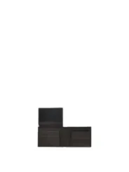 Schlanke weiße Ungaro Ledergeldbörse