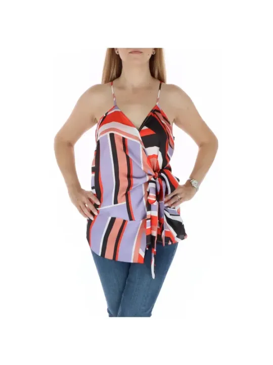 Gestreiftes, modernes Annarita N Top