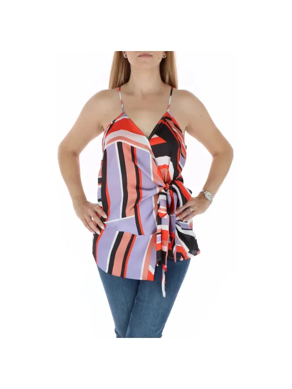 Gestreiftes, modernes Annarita N Top