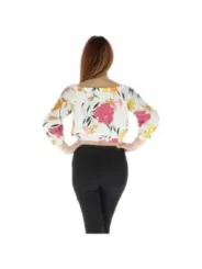 Blumiges Guess-Top mit hohem Bund