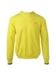 Gelber Sun68 Pullover mit Logo