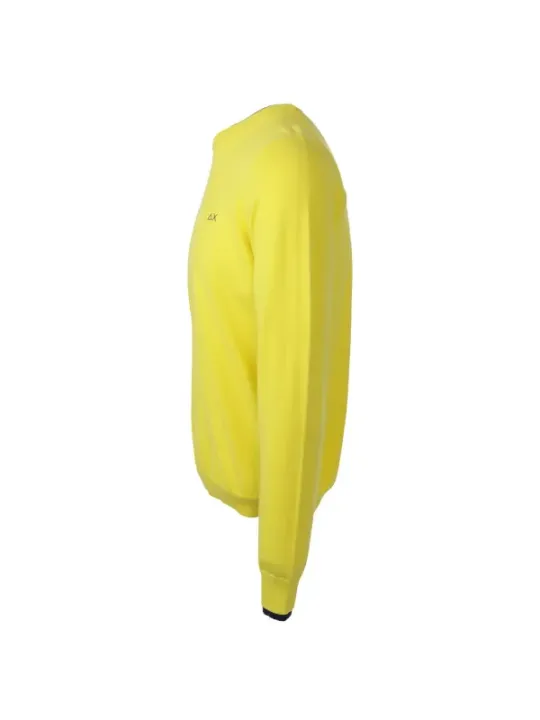Gelber Sun68 Pullover mit Logo