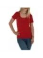 Rotes Guess T-Shirt mit Logo