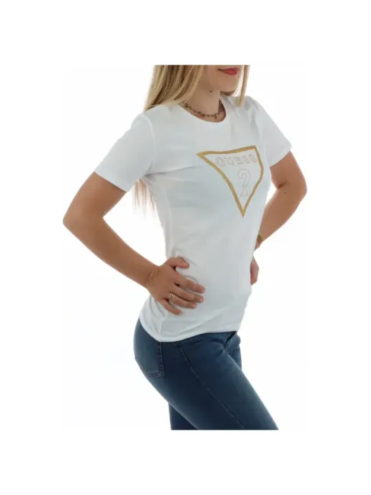 Weißes T-Shirt mit Glühbirnen-Design