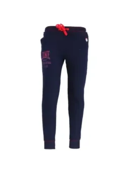 Navyblaue Sweatpants mit roten Details