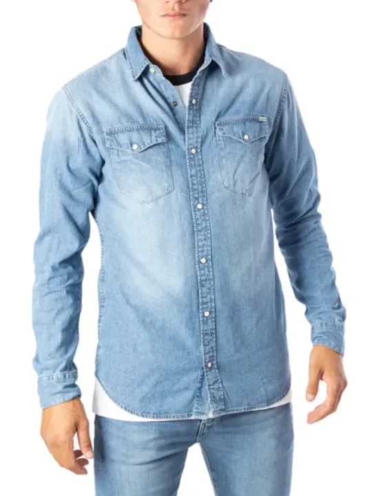 Jack & Jones Herren Hemd Blau | online kaufen
