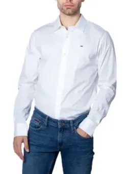 Weißes Tommy Hilfiger Oxfordhemd Herren