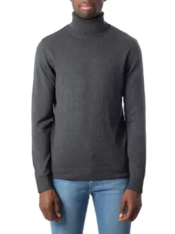 Dunkelgrauer Jack & Jones Rollkragenpullover