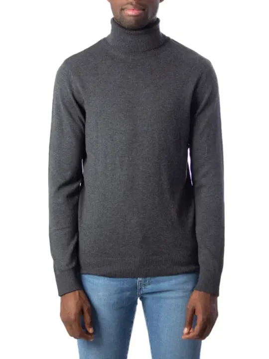 Dunkelgrauer Jack & Jones Rollkragenpullover