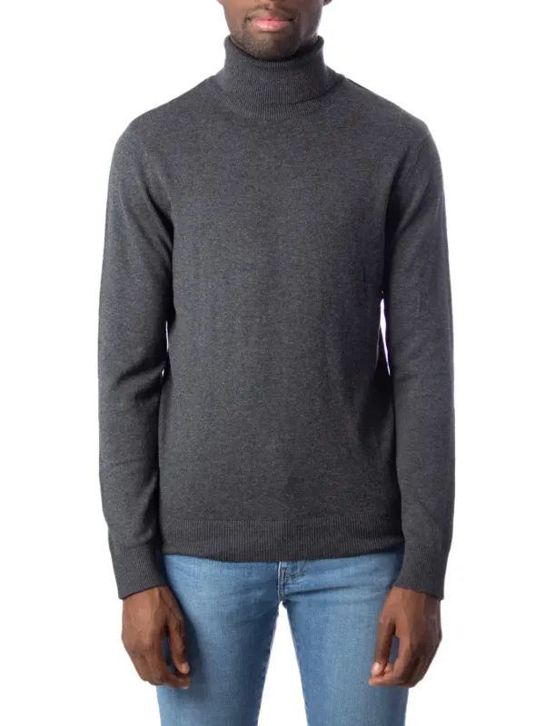 Dunkelgrauer Jack & Jones Rollkragenpullover
