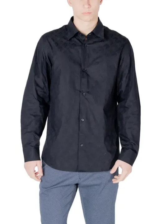 Schwarzes Armani Exchange Herrenhemd