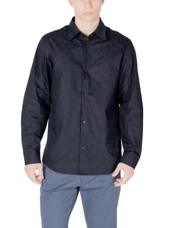 Schwarzes Armani Exchange Herrenhemd