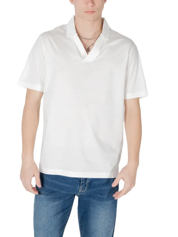 Armani Exchange V-Neck Poloshirt kurzärmlig
