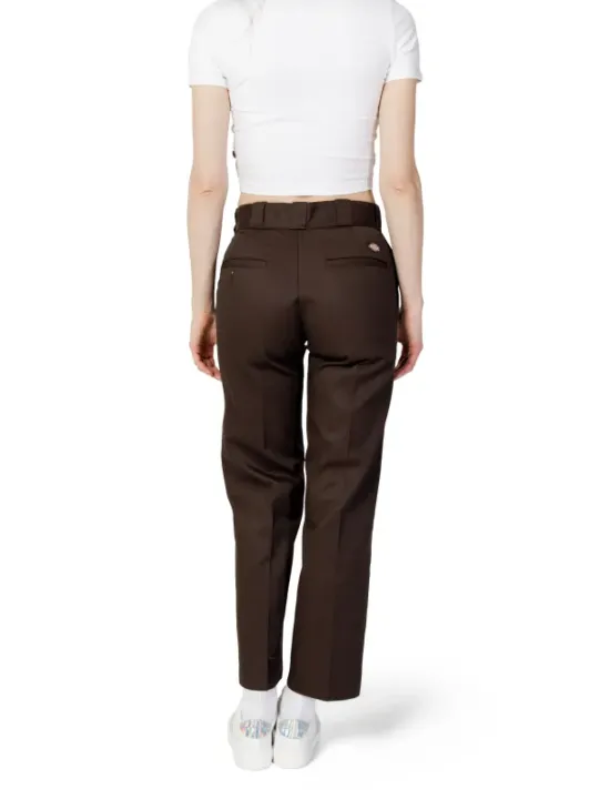 Braune Dickies Damen Hosen Straight Leg