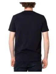 Schwarzes Armani Exchange Baumwoll-T-Shirt