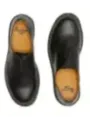 Schwarze Leder Dr. Martens Halbschuhe