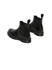 Schwarze Dr. Martens Stiefel Rückseite