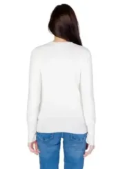 Weißes Guess 454571 Langarmshirt Pullover