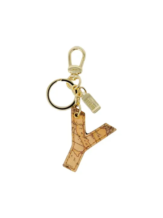 Goldener Alviero Martini Schlüsselanhänger V-Form