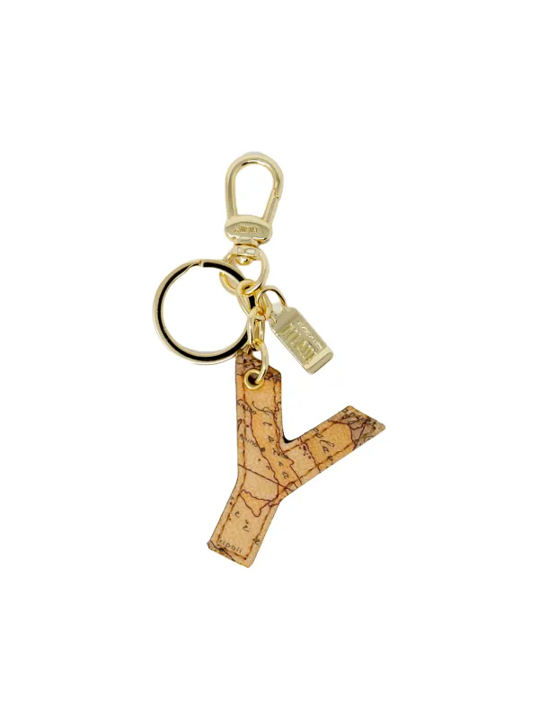 Goldener Alviero Martini Schlüsselanhänger V-Form