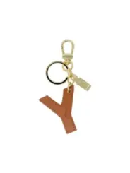 Tanleder Y-förmiger Schlüsselanhänger